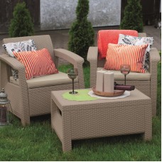 KETER. Set mobilier gradina cappuccino Corfu Weeke..
